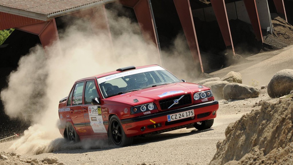 Fra prøven i Gammelrand.
(Foto: rallypics.dk – Viggo Johansen)